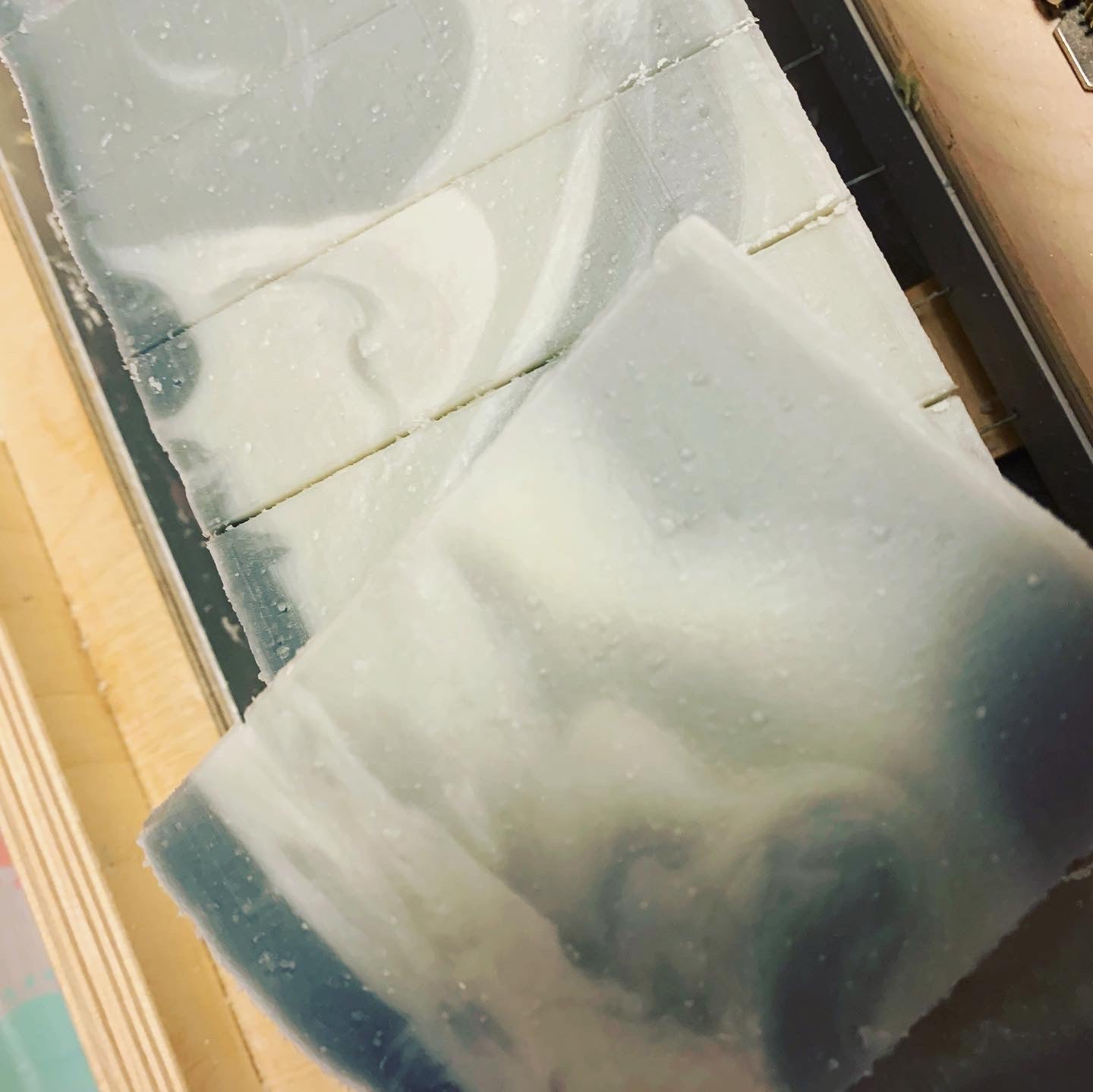 Grey & White Natural Handmade Soap