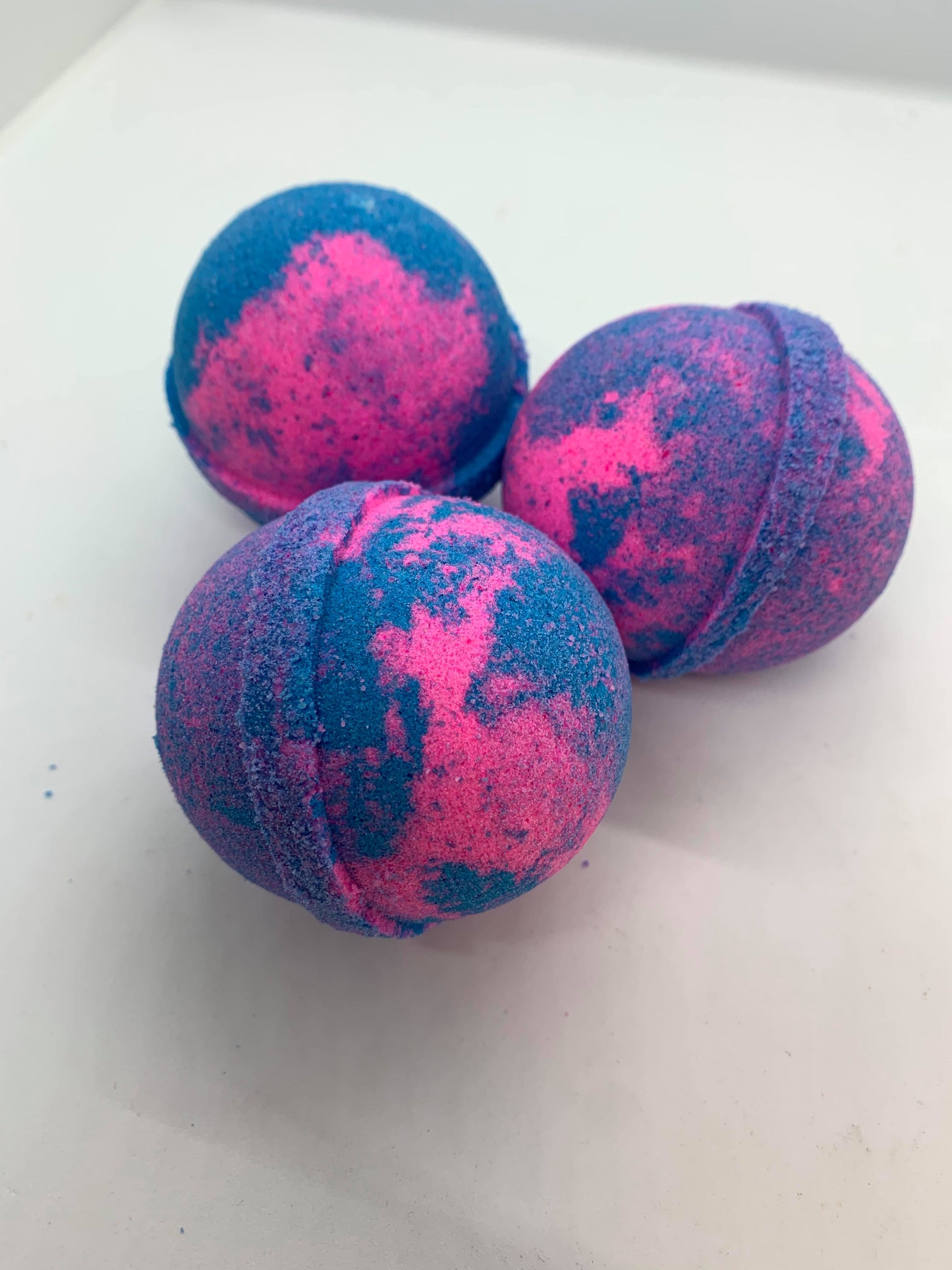 Blue and Pink Bath Bombs