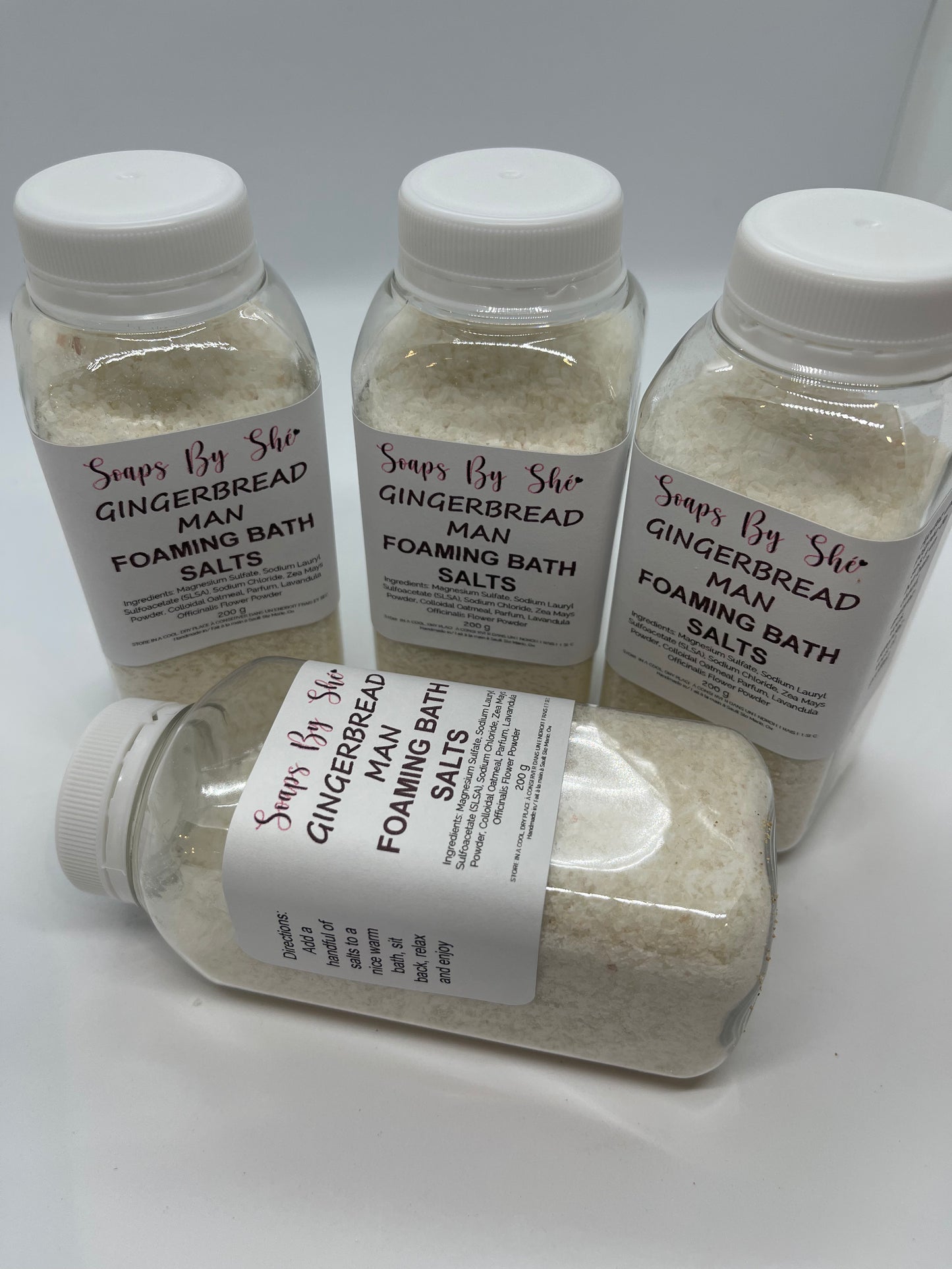 Gingerbread Man Foaming Bath Salts