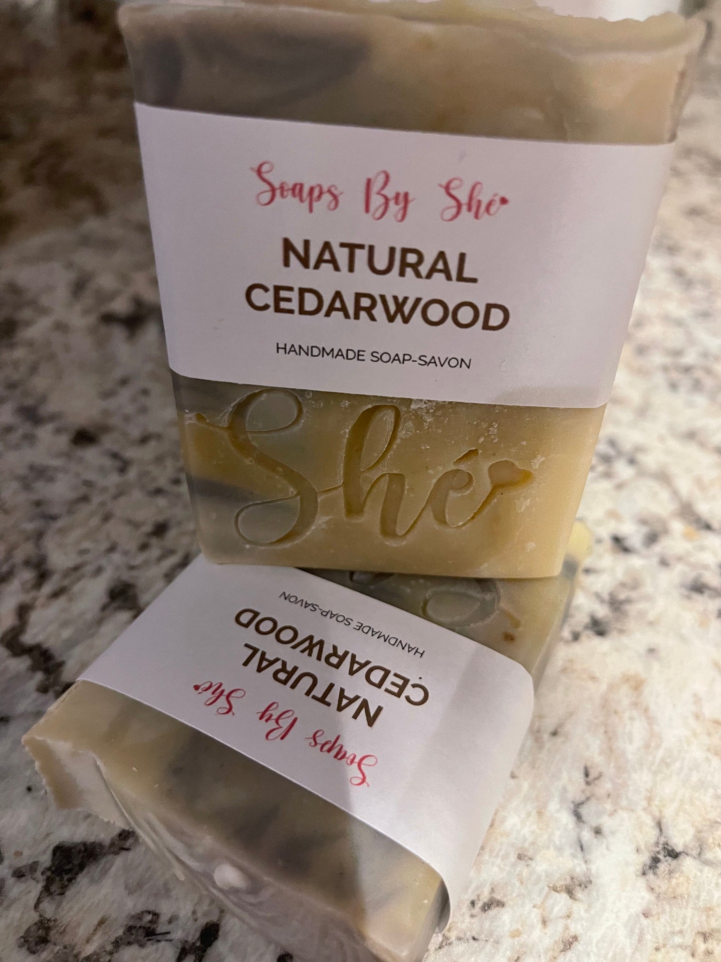 Natural Cedarwood Handmade Soap