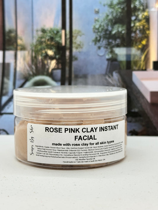 Rejuvenating Pink Clay Instant Facial