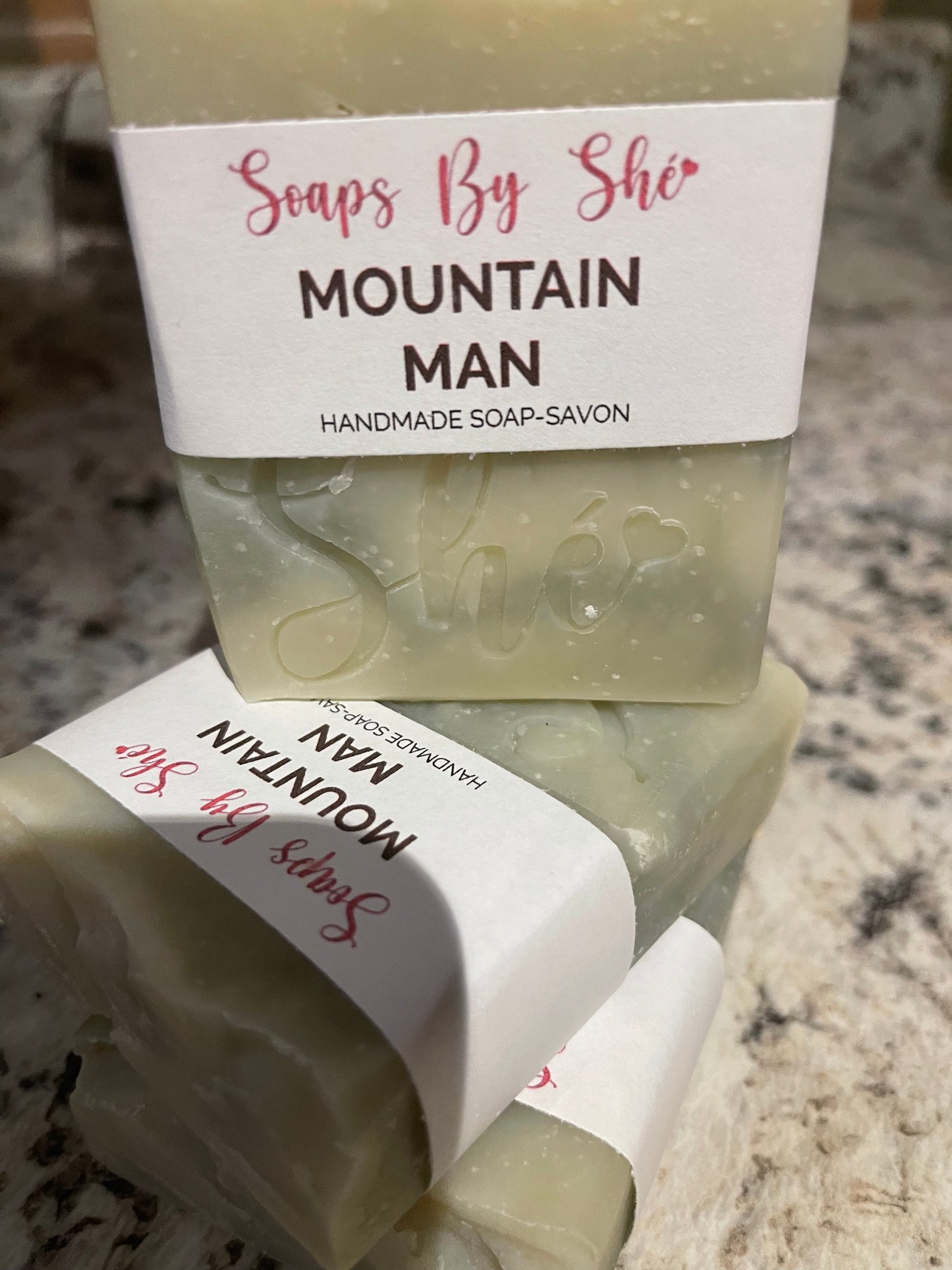 Mountain Man Grey Luxury Handmade Soap