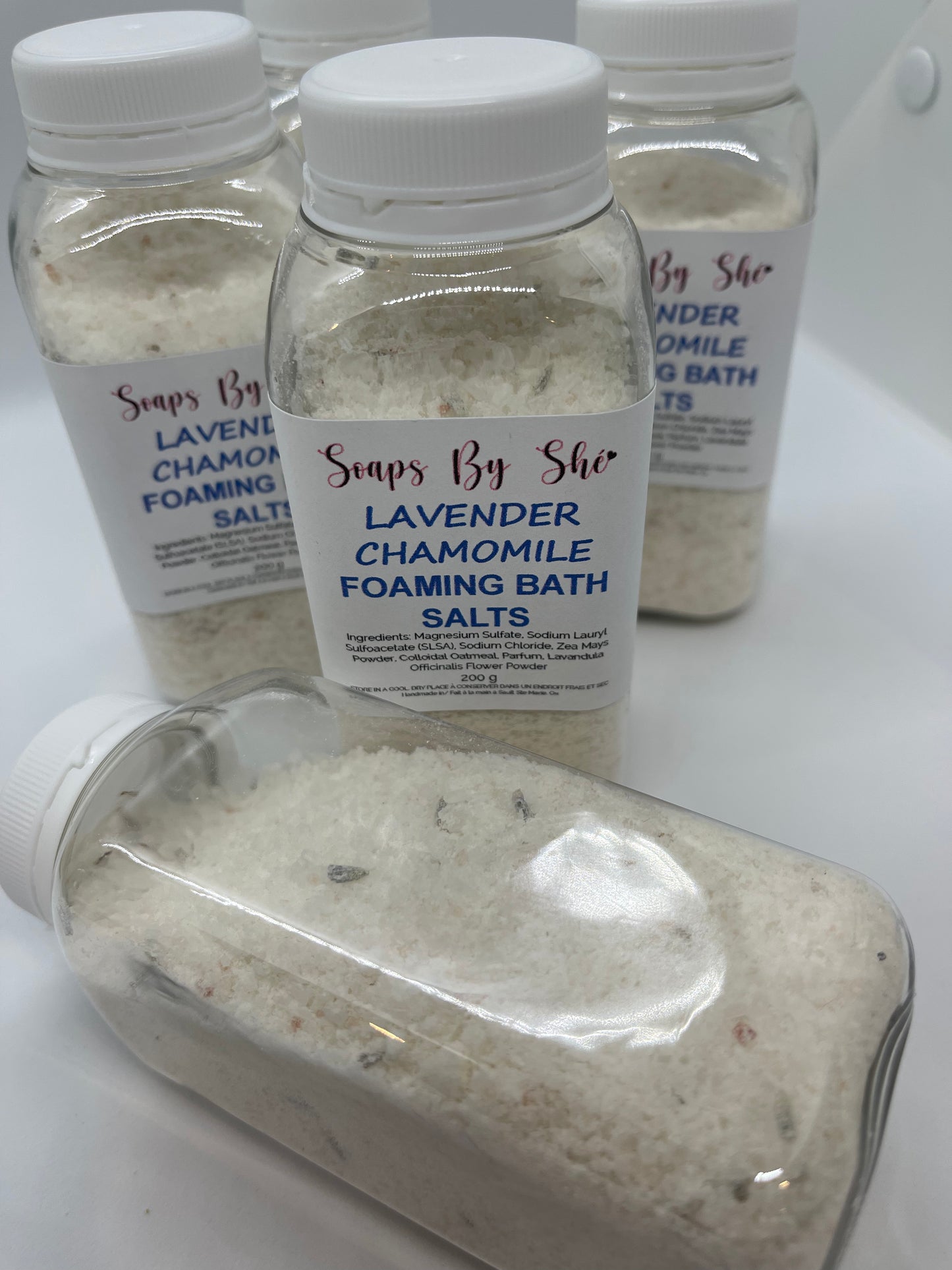 Lavender Chamomile Foaming Bath Salts
